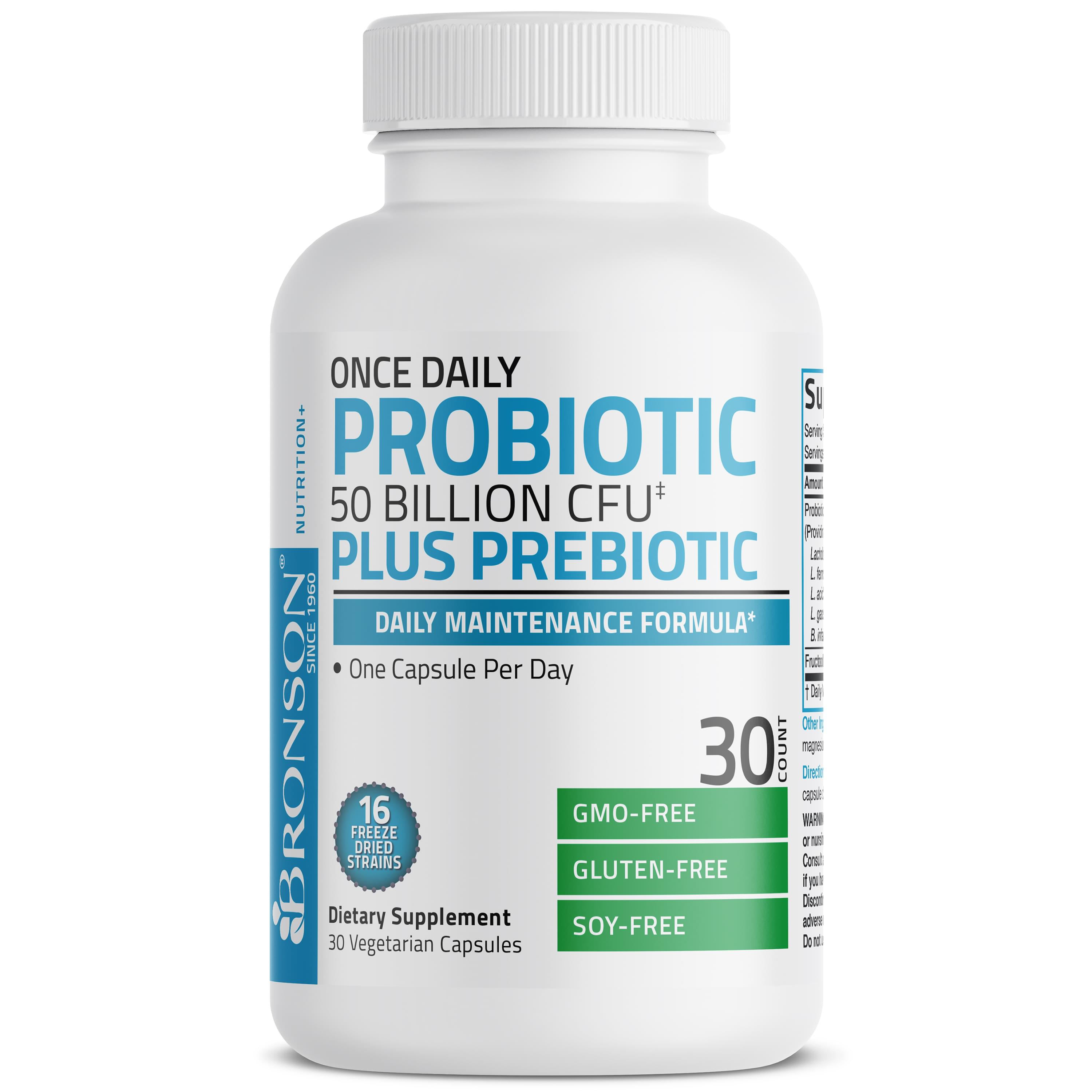 Bronson, Once Daily Probiotic, 50 Billion CFU, 30 Caps