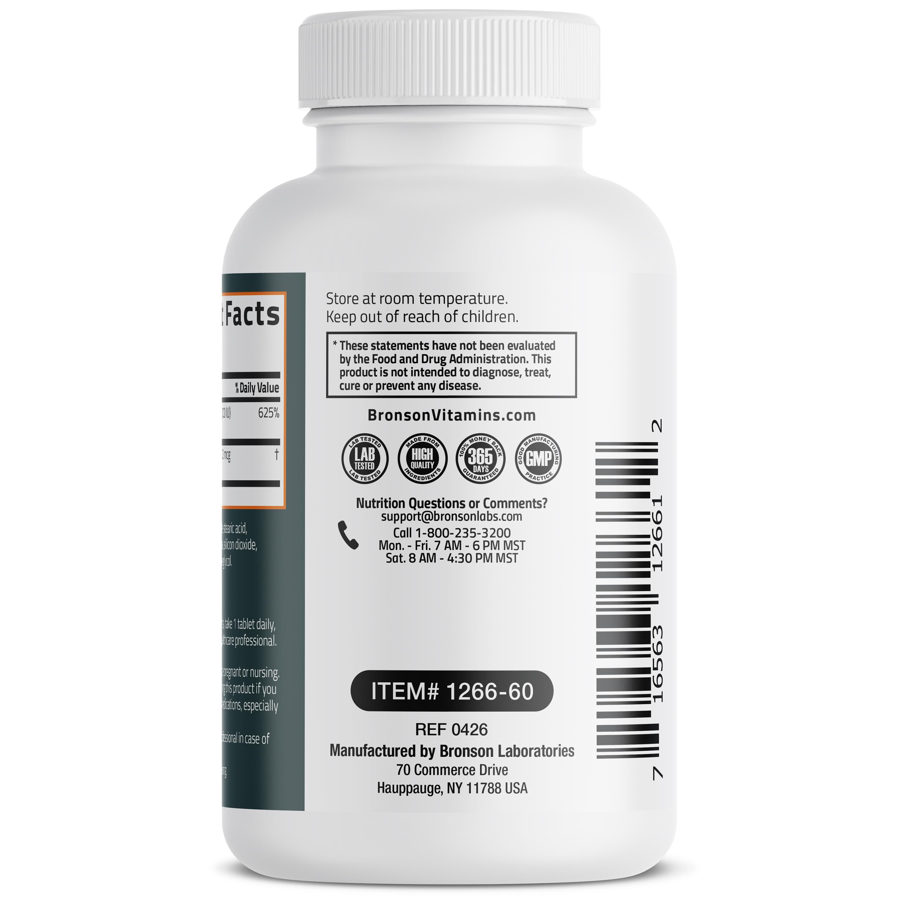Bronson Basics, Vegan K2 + D3, 2 in 1 Support, 60 Tablets — foto 3